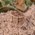 Mittelalter Fingerring PAX aus Bronze - Replik