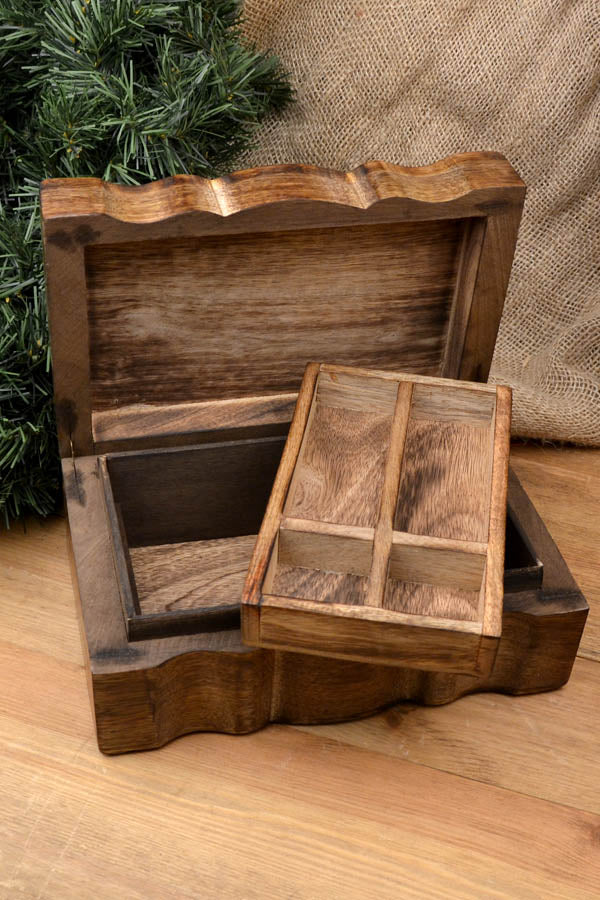 Medieval Jewelry Box Tree of Life made of Wood