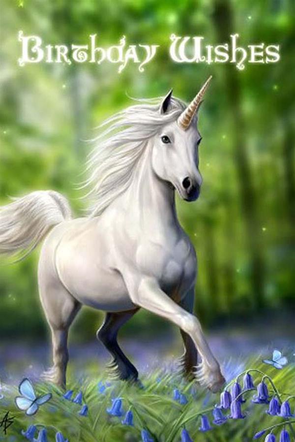 Birthday Card - Unicorn