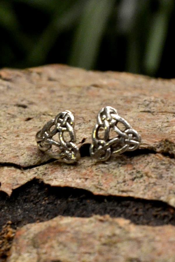 Sterling Silver Celtic Knot Stud Earrings