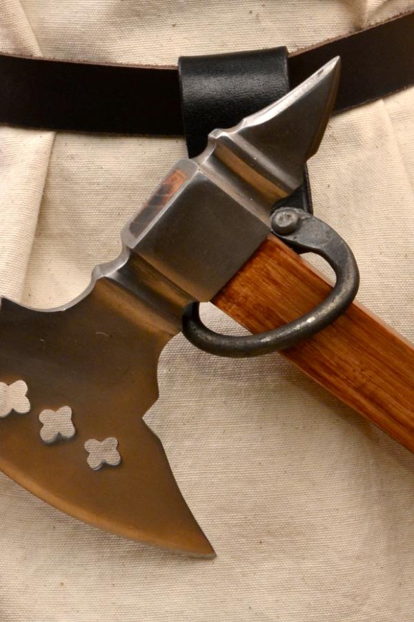 Axle holder - hand-forged