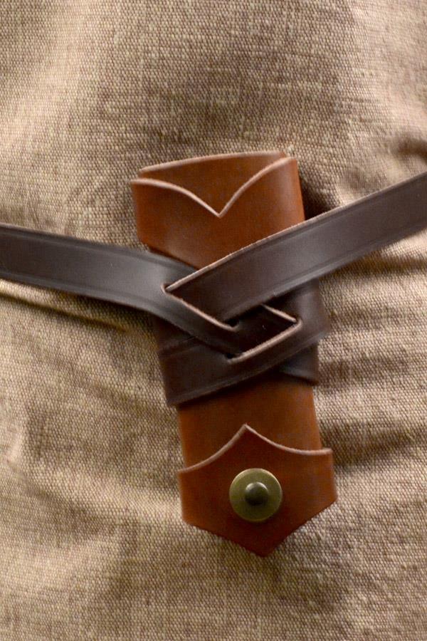 Wikinger Schwertgürtel Björn aus Leder