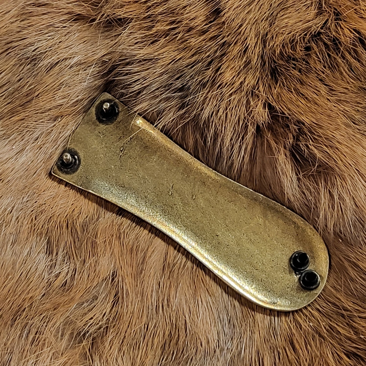 Alemannic strap end for 3 cm belt