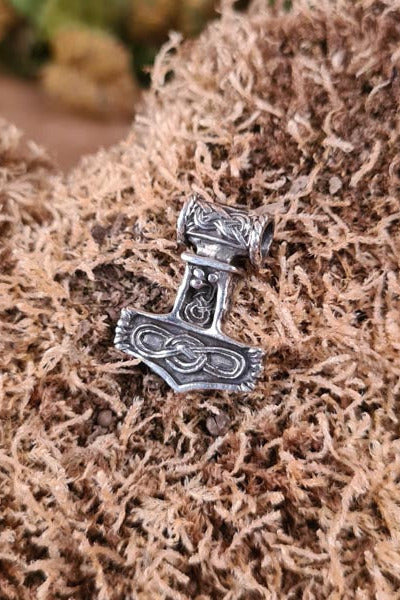 Amulett Thorshammer Björn aus Silber