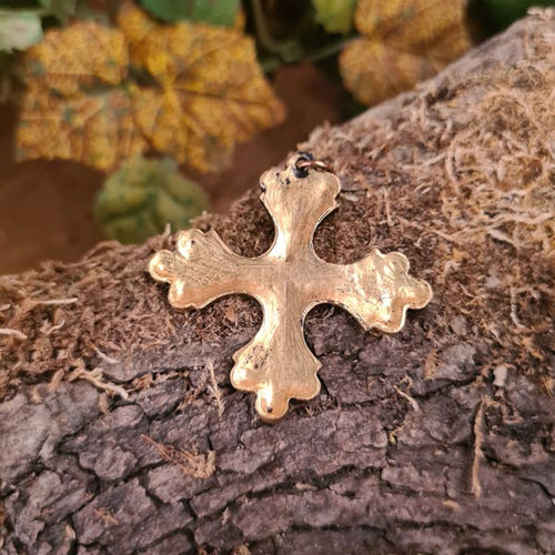 Amulet Kyiv Rus Cross in Bronze - Replica