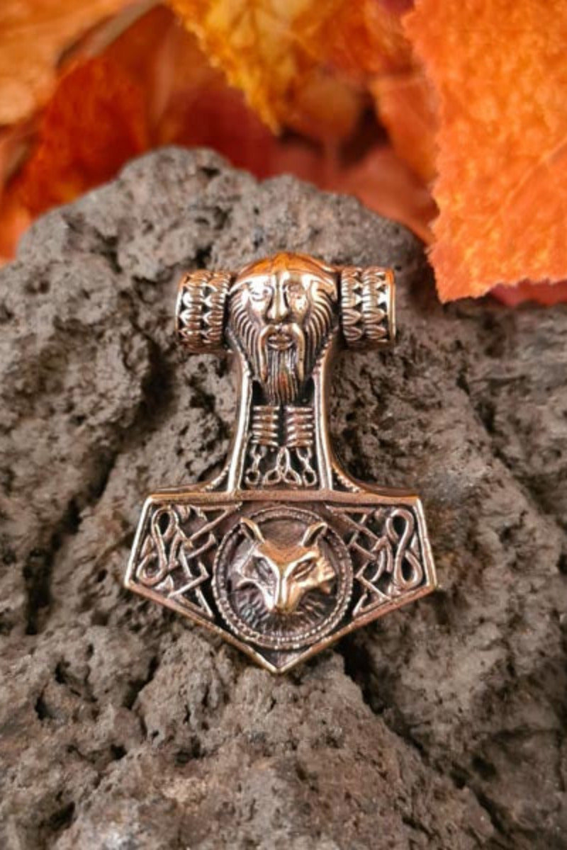 Amulett Thorshammer Nordmann aus Bronze
