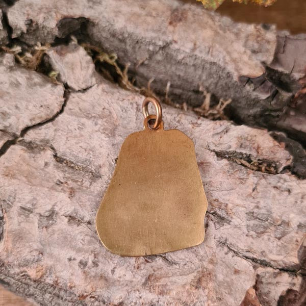 Amulett Wikinger Runenstein Uppland im Urnes-Stil aus Bronze