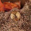 Anglo-Saxon disc brooch Overstone - gold-plated replica