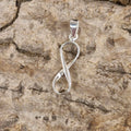 Infinity pendant in silver