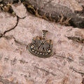 Anhänger Wikingerboot Bornholm aus Bronze