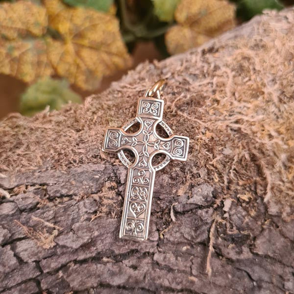 Anhänger Kelten Hochkreuz in Bronze