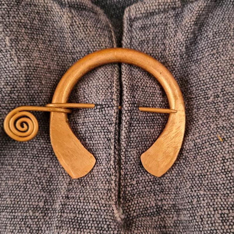 Ancient bronze fibula