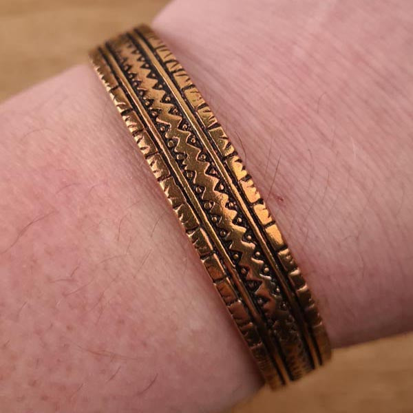 Early Medieval bronze bracelet