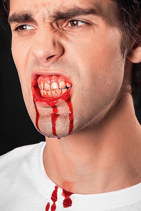 Blut Kapseln für LARP Halloween und Fasching