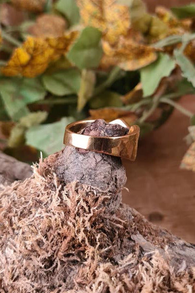 Wide Viking Bronze Ring