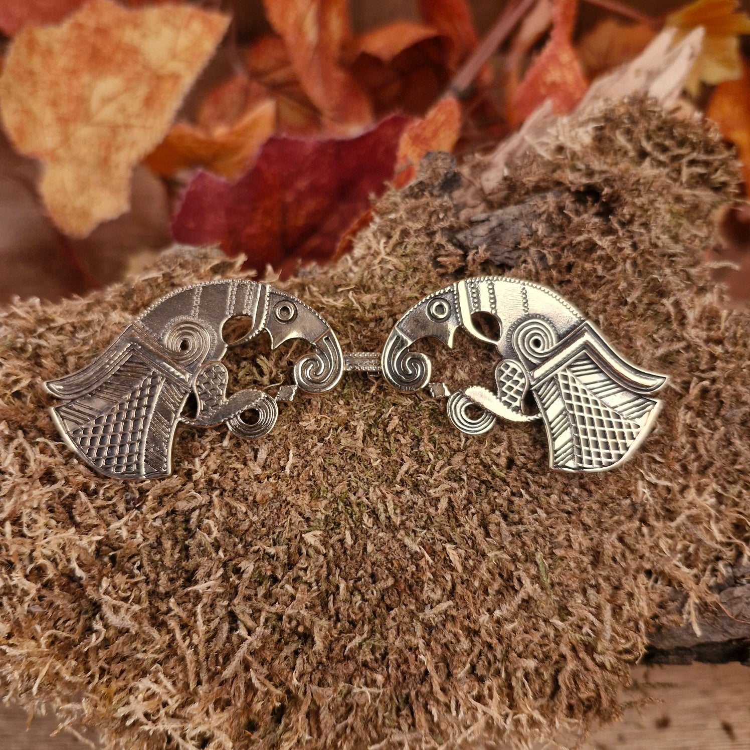 Bronze Garment Clasp Vendel Ravens
