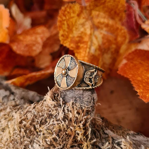 Bronze Ring Viking Round Shield