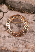 Brooch Celtic Circle in Bronze