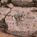 Brosche Schotten Distel aus Bronze