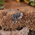 Silver Thistle Brooch