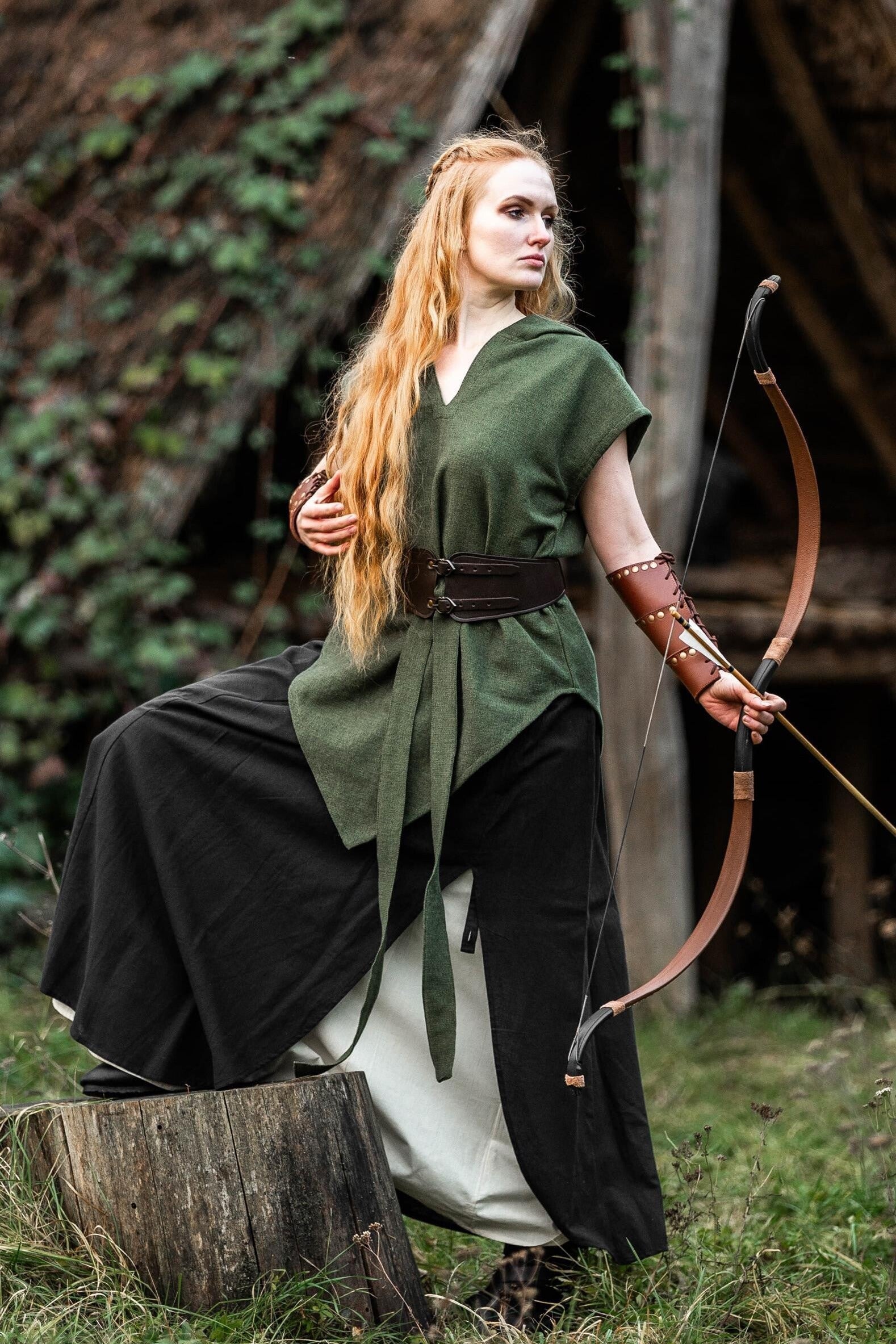Damen Miedergürtel aus Leder
