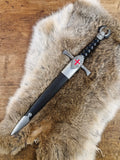 Teutonic Knight Dagger with Cross and Helmet Pommel
