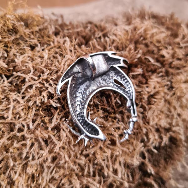 Drachen Anhänger aus Silber