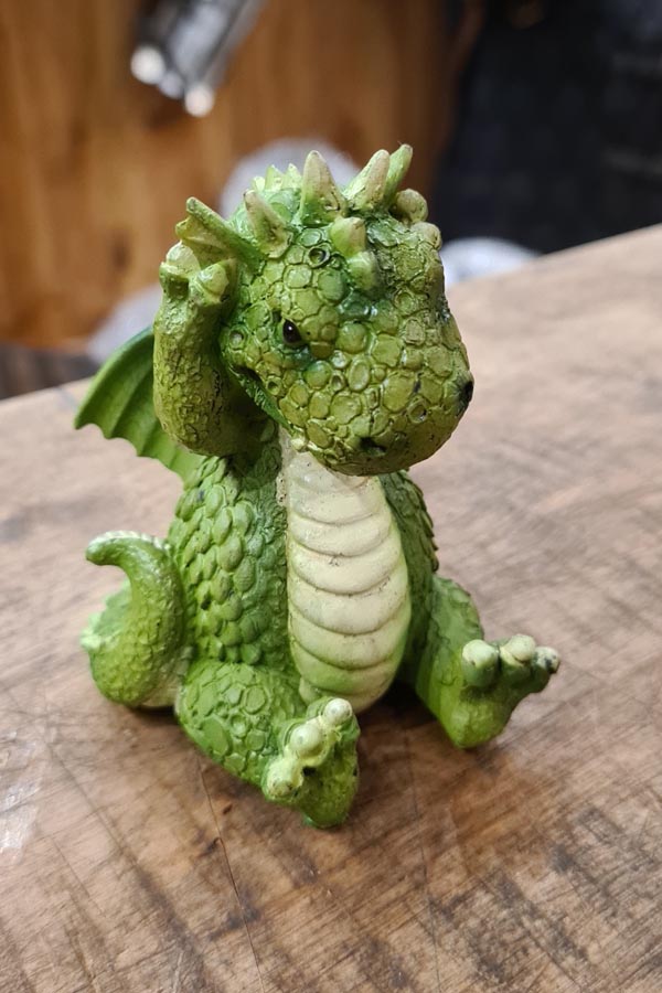 Die drei Weisen Drachen - handbemalt