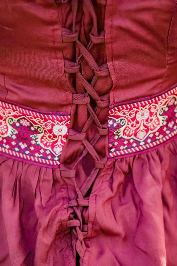 Noble Medieval Viscose Dress