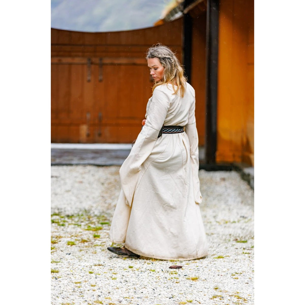 Edles Wikingerkleid mit Schleppärmeln