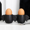 Eierbecher Set mit Fledermausflügel
