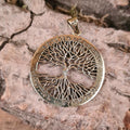 Elben Amulett Weltenbaum aus Bronze