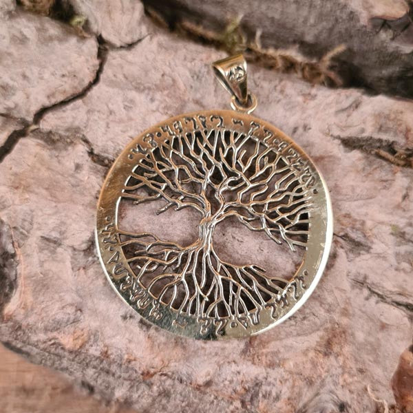 Elben Amulett Weltenbaum aus Bronze