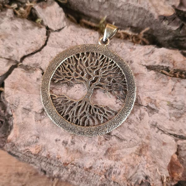 Elben Amulett Weltenbaum aus Bronze