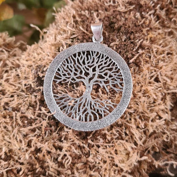 Elben Amulett Weltenbaum aus Silber