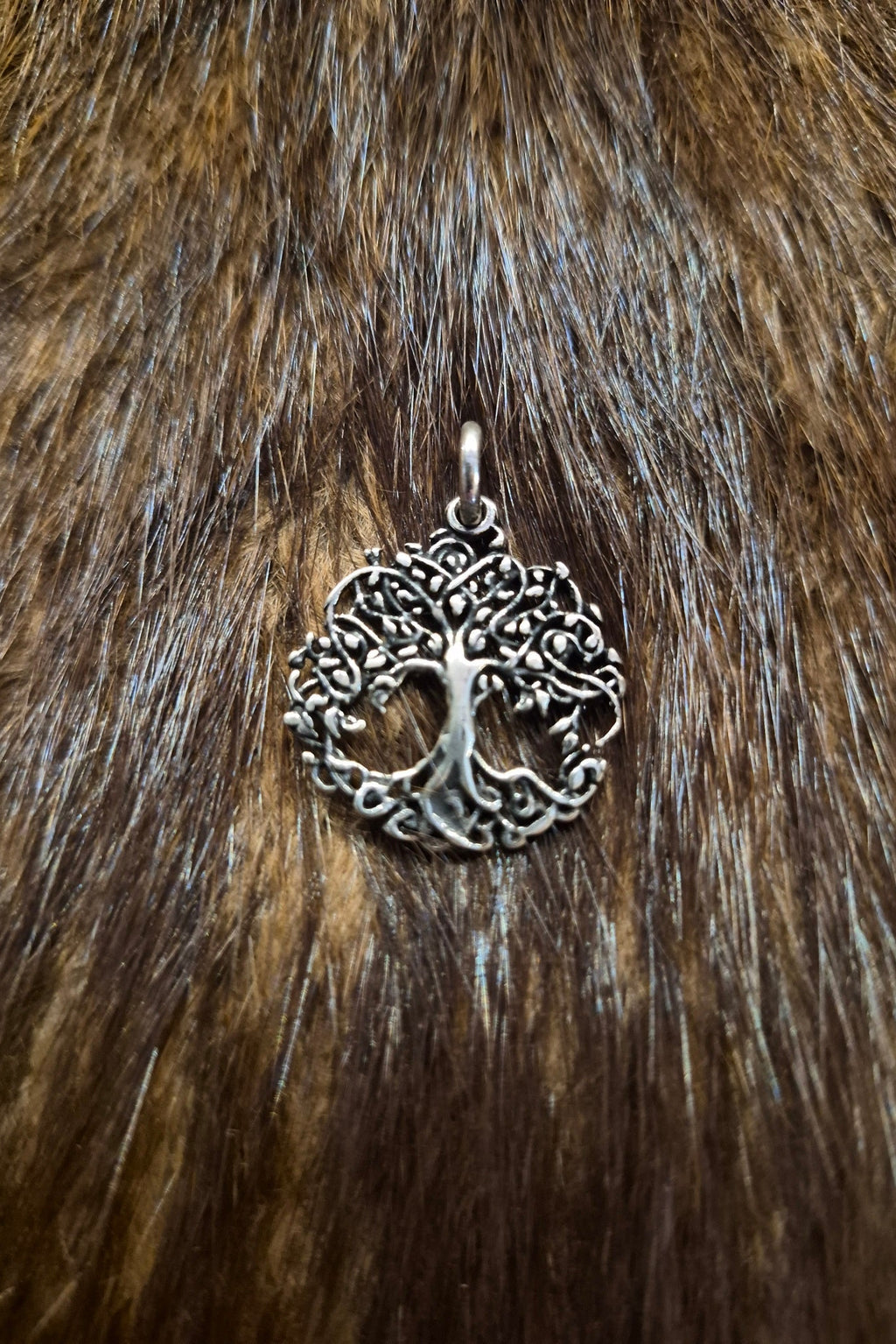 Elfen Amulett Baum des Lebens aus Silber