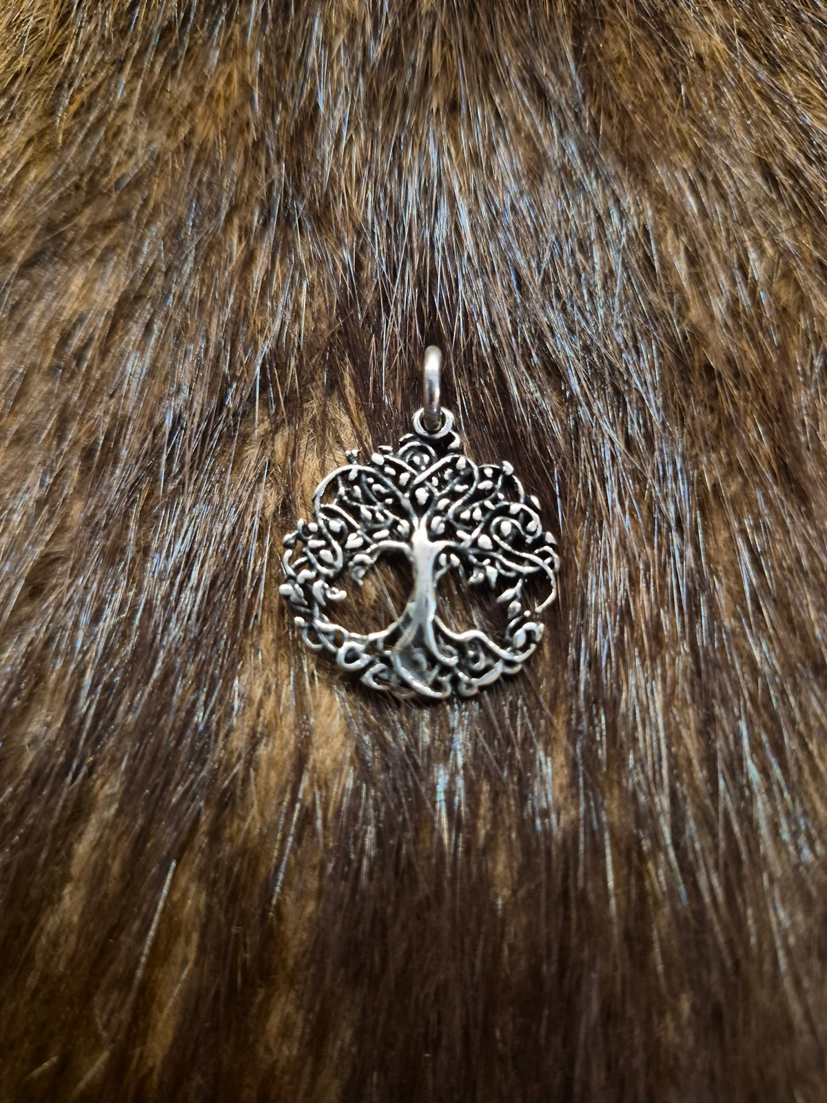 Elfen Amulett Baum des Lebens aus Silber