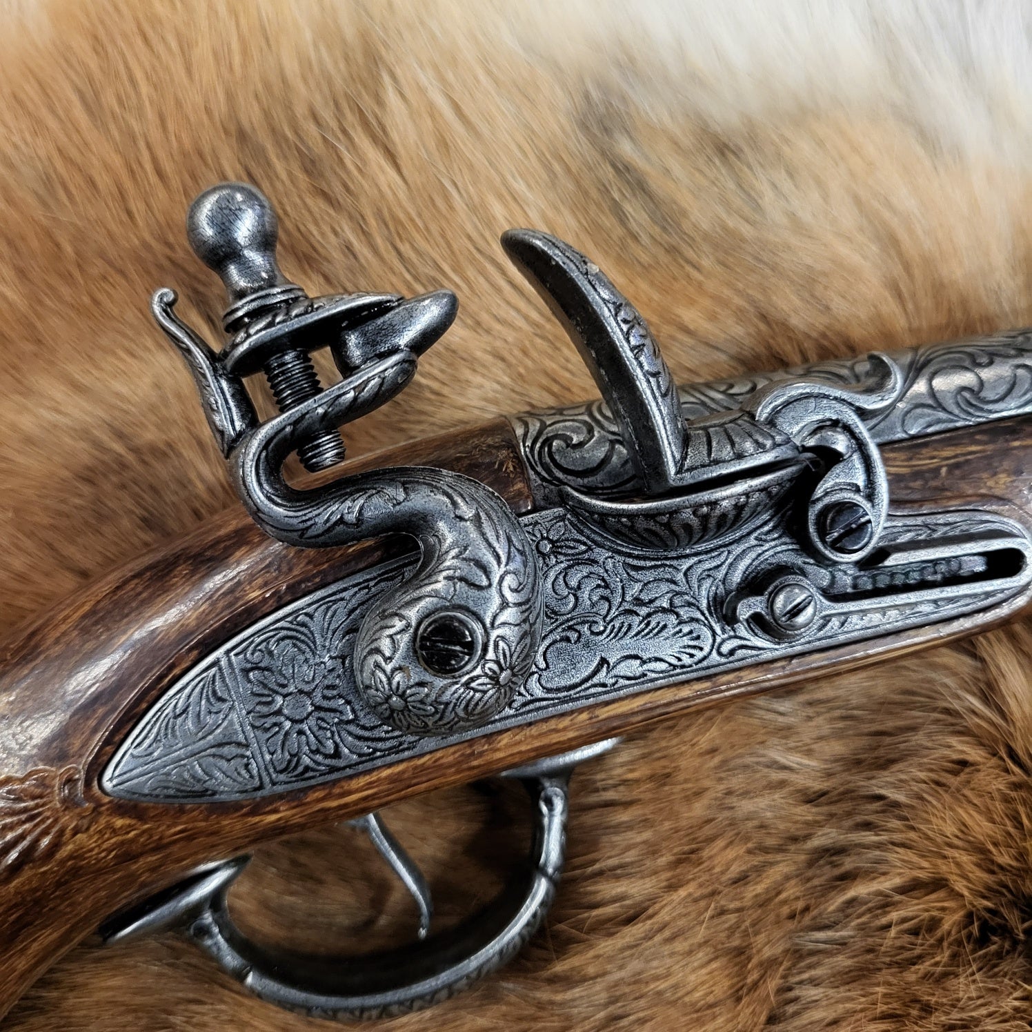 English Flintlock Pistol - Replica