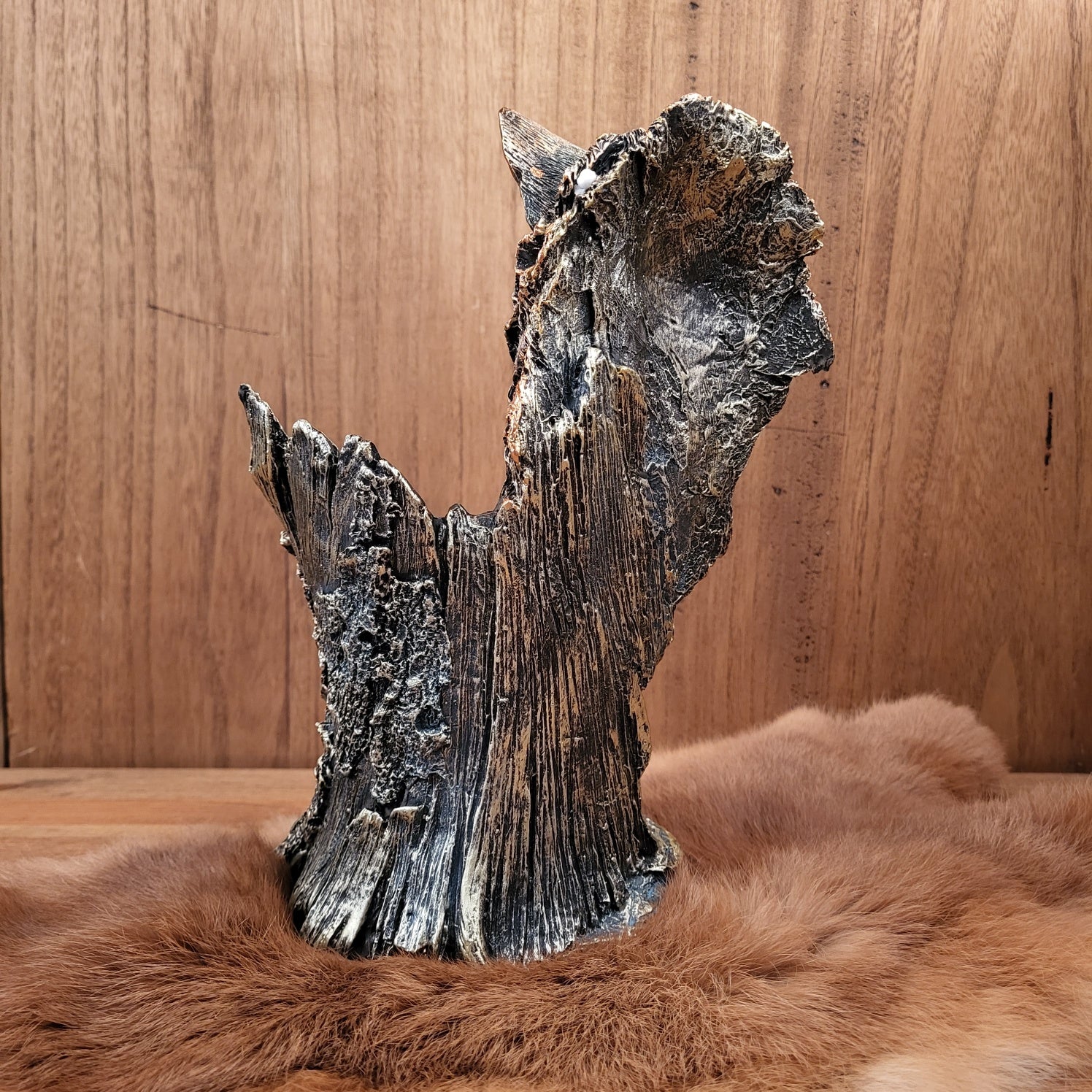 Flaschenhalter Wolfkopf