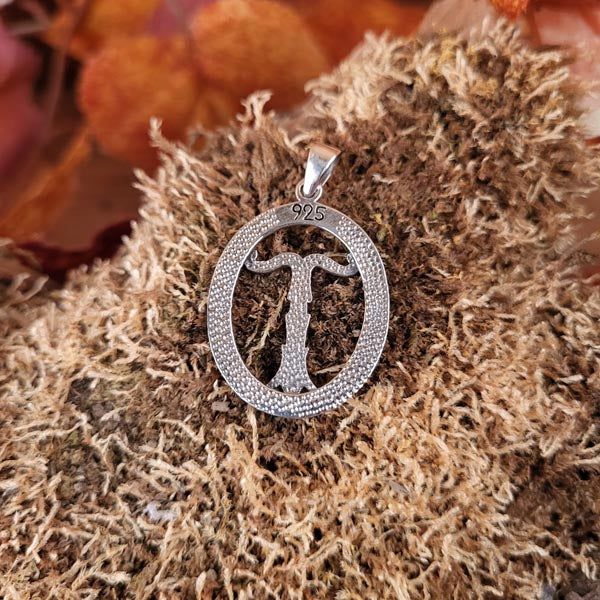 Frühmittelalter Amulett Irminsul aus 925er Stirling Silber