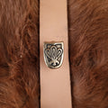 Early Medieval strap end Birka in bronze for 1.5 cm straps - Replica