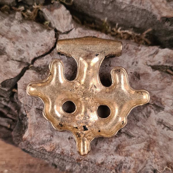 Frühmittelalter Amulett Hiddensee-Kreuz aus Bronze - Replik