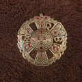 Franken Scheibenamulett von Limons aus Bronze - Replik