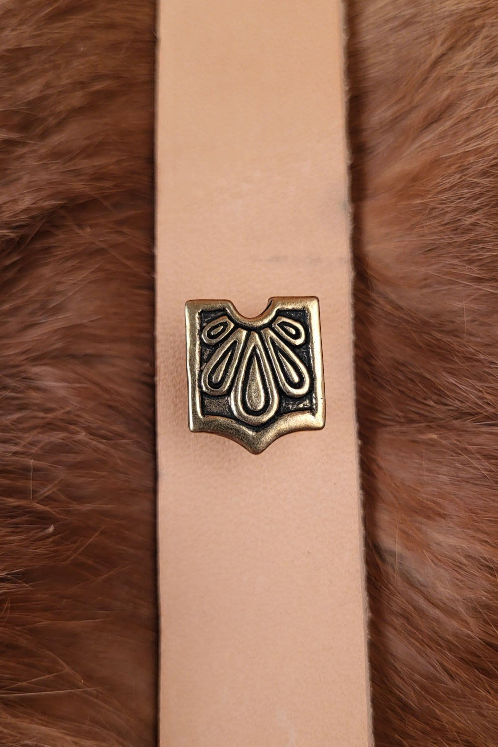 Early Medieval Belt Fitting Birka, Bronze, for 1.5 cm Strap - Replica