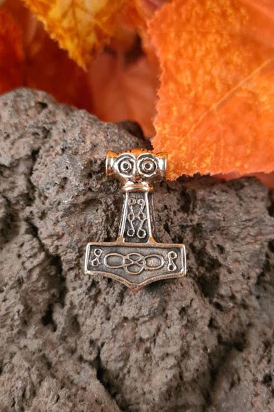 Frühmittelalter Thorshammer Floki aus Bronze