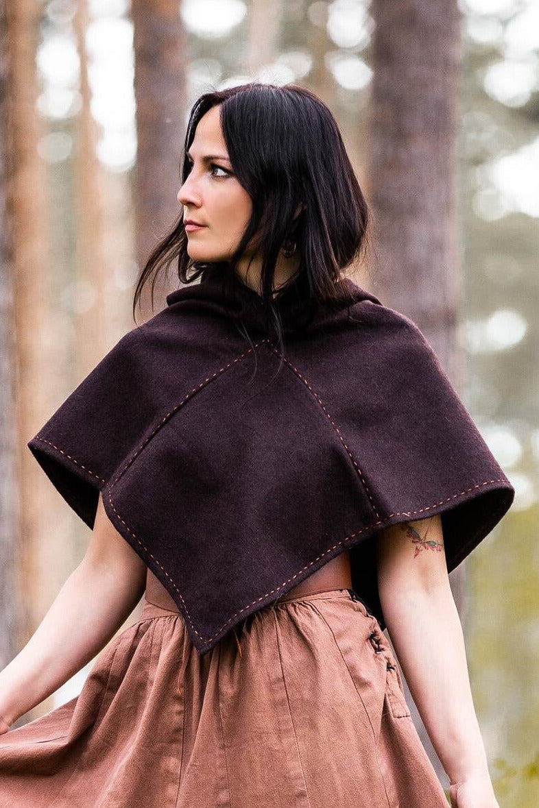Early Medieval Hood Halfdan made of Wool