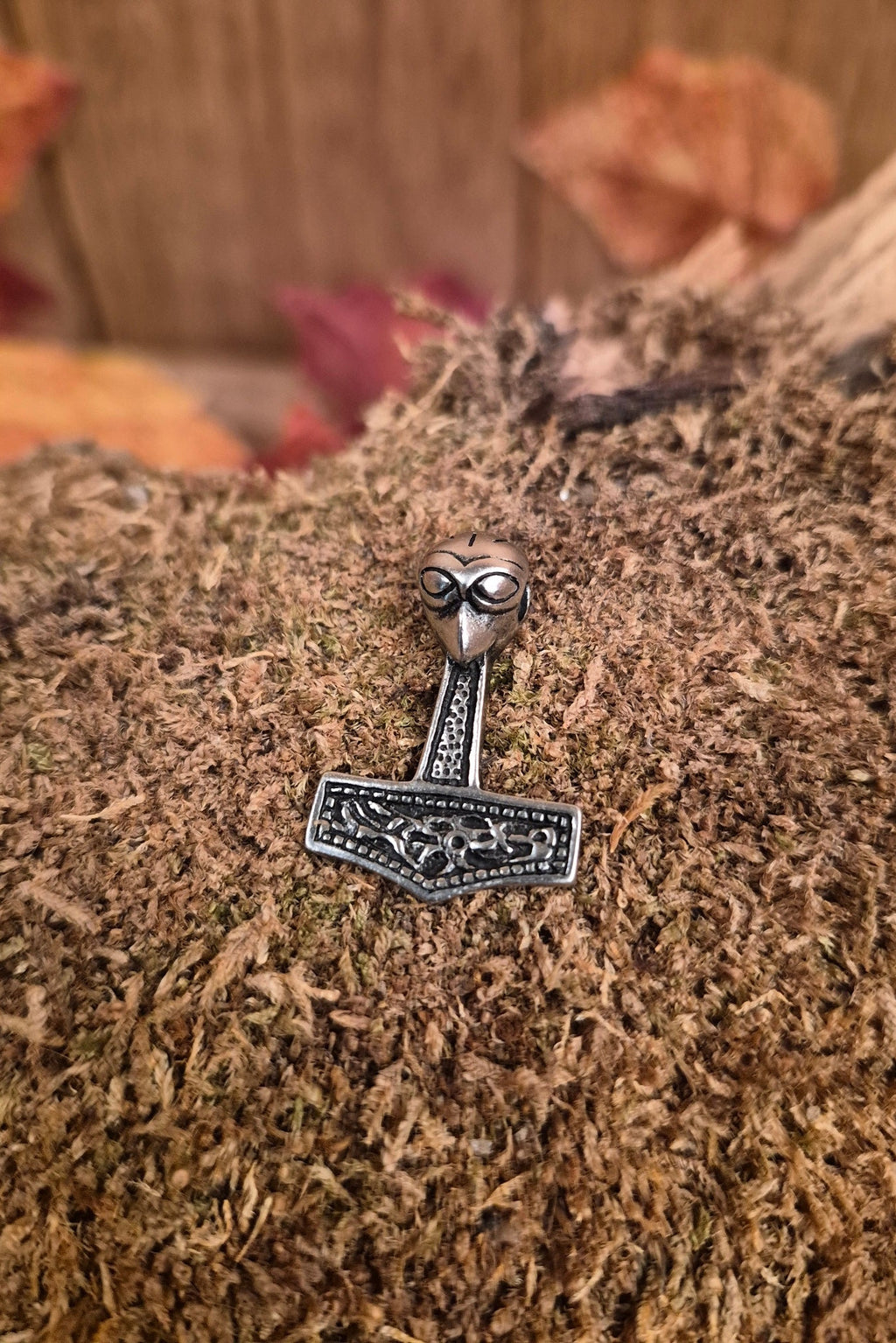 Frühmittelalter Thorshammer Mandemark aus Zinn