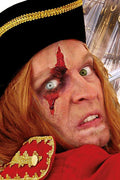 Gesichtswunde Latexapplikation für Mittelalter, LARP und Halloween