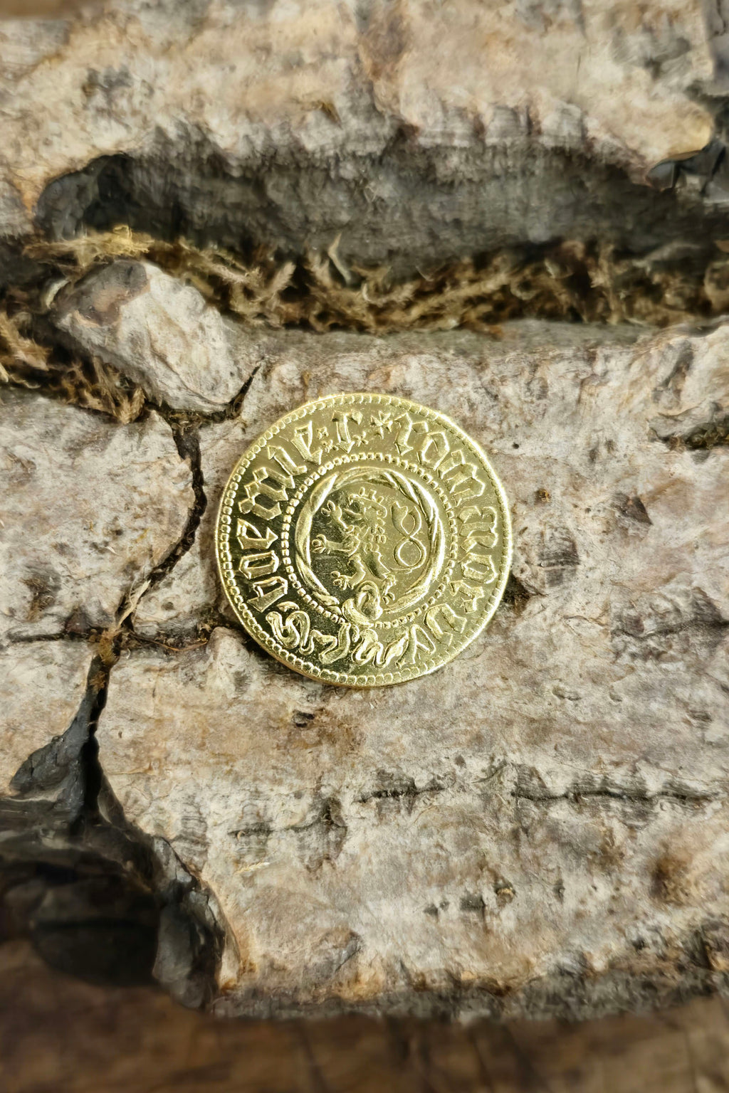 Golddukaten Wenzels IV. - Replik aus Messing