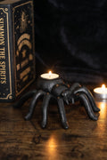 Gothic Teelichthalter Spinne